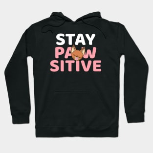 kittyswat Claire Stay Pawsitive Hoodie